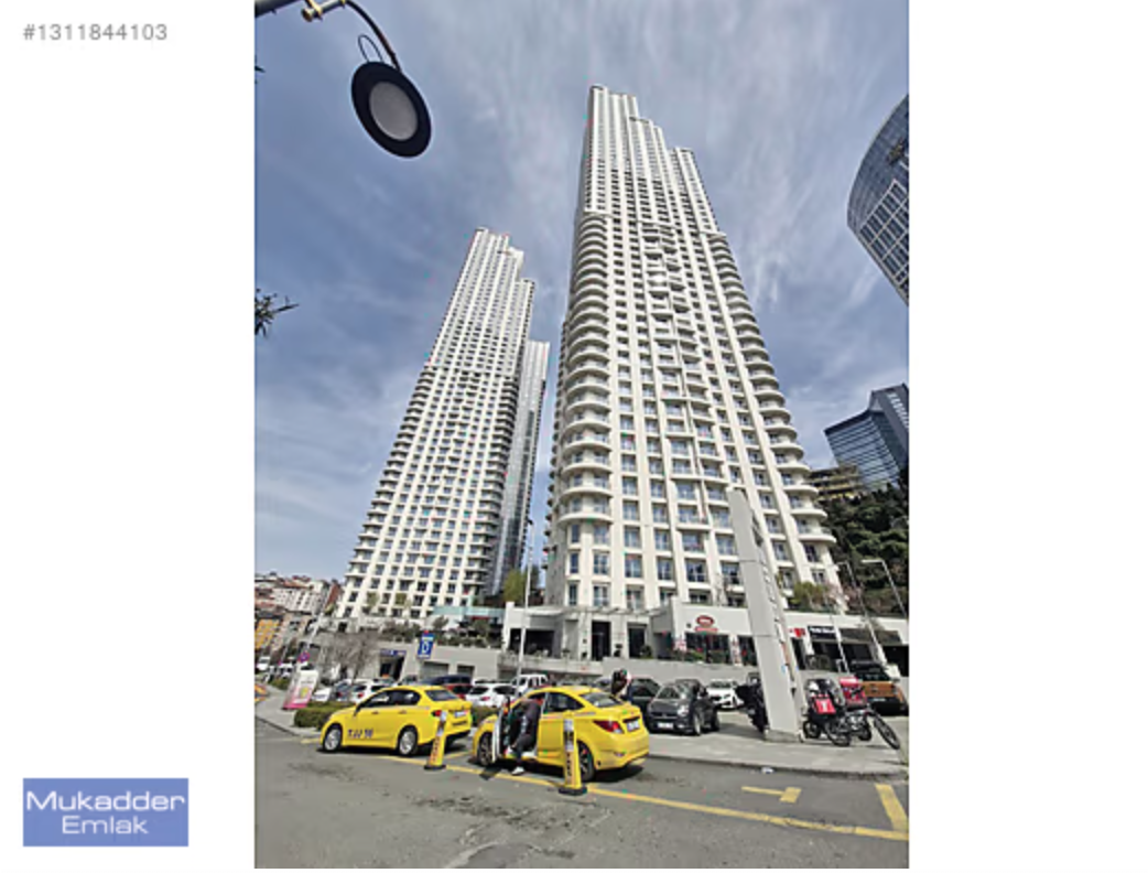 Şişli Bomonti & Anthill Residence Keyifli Balkonlu 1+1