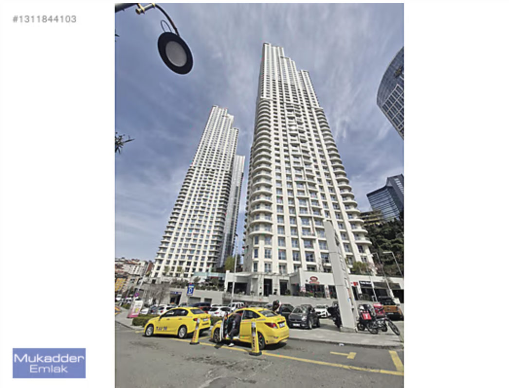 Şişli Bomonti & Anthill Residence Keyifli Balkonlu 1+1
